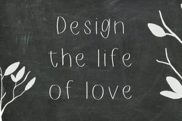 Lovely Font Poster 3