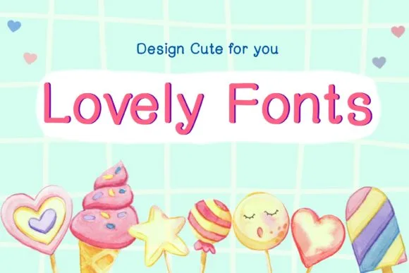 Lovely Font Lovely Font Poster 1