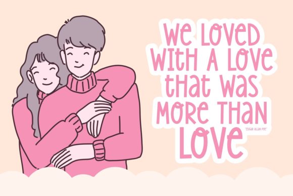 Lovely Angels Font Poster 6