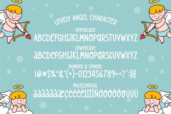 Lovely Angels Font Poster 7