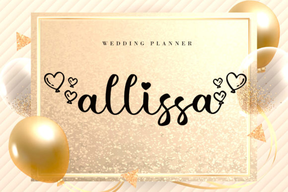 Lovely Balloon Font Poster 2