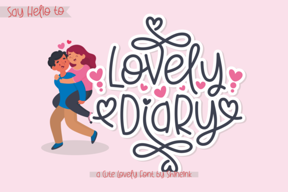 Lovely Diary Font Poster 1