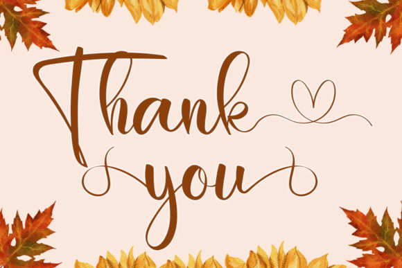 Lovely Fall Font Poster 7