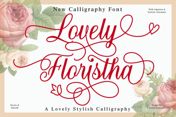 Lovely Floristha Font Poster 1
