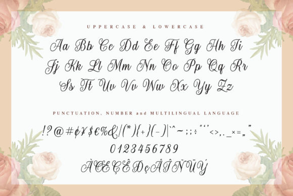 Lovely Floristha Font Poster 11