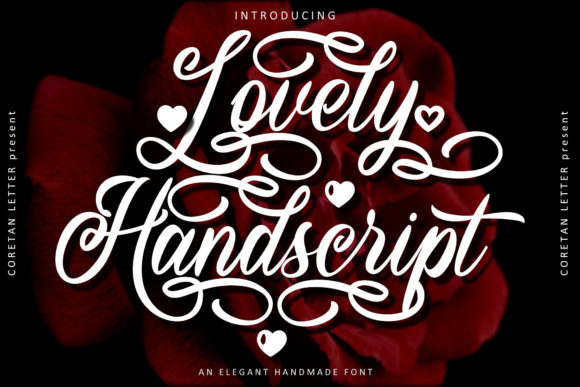 Lovely Handscript Font Poster 1