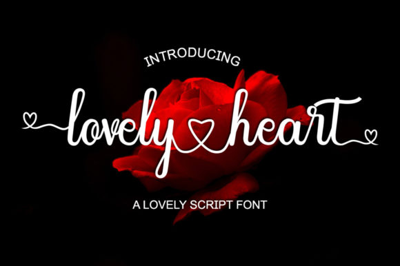 Lovely Heart Font Poster 1