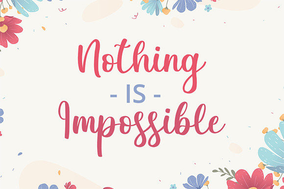 Lovely Jasmine Font Poster 2