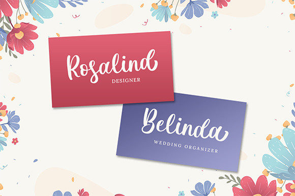 Lovely Jasmine Font Poster 3