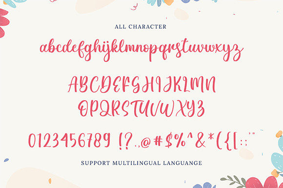 Lovely Jasmine Font Poster 5