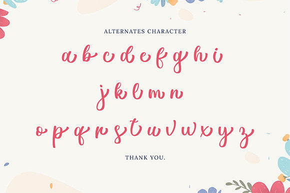 Lovely Jasmine Font Poster 6