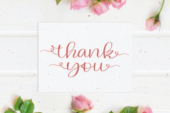 Lovely Melany Font Poster 10
