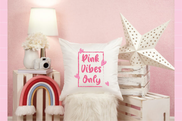 Lovely Pink Font Poster 4