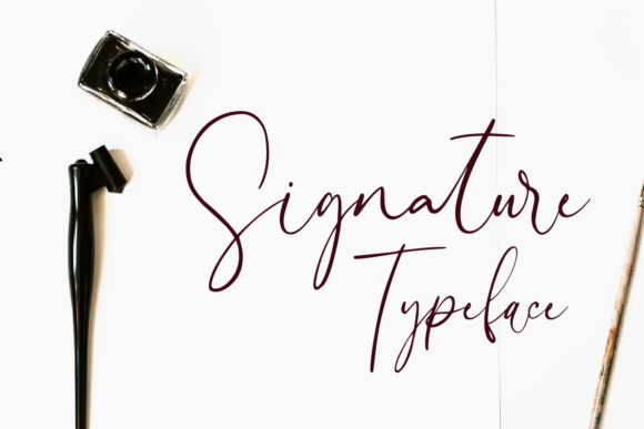 Lovely Signature Font Poster 6