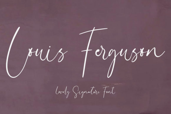 Lovely Signature Font Poster 7