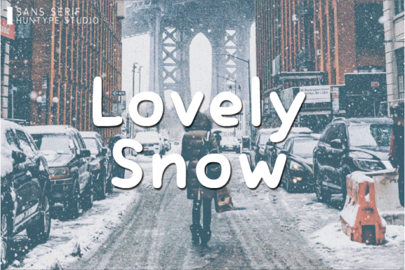 Lovely Snow Font