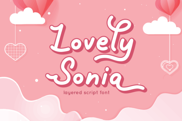 Lovely Sonia Font Poster 1