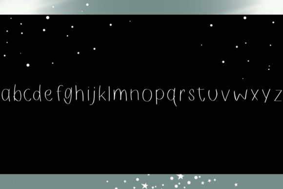 Lovely Star Font Poster 2