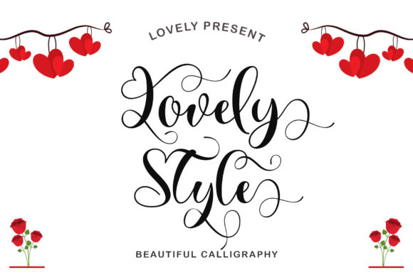 Lovely Style Font Poster 1