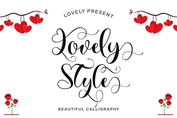 Lovely Style Font Lovely Style Font Poster 1