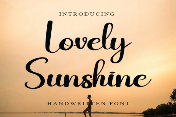 Lovely Sunshine Font Poster 1