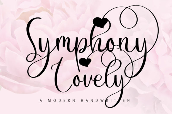 Lovely Symphony Font Poster 1