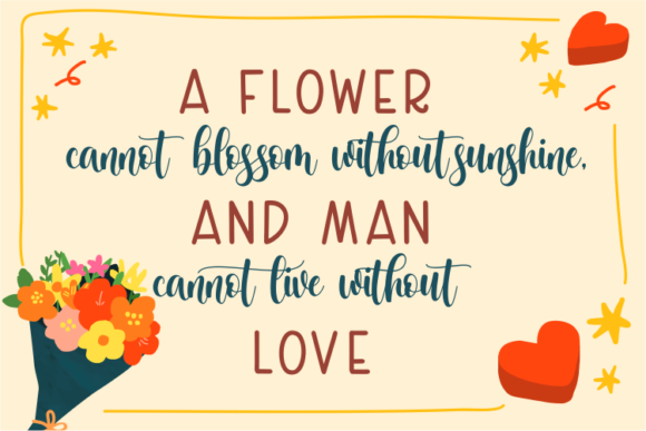 Lovely Valentina Font Poster 2