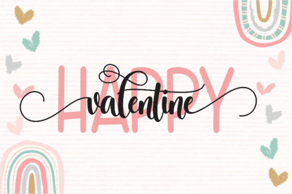 Lovely Valentina Font Poster 3