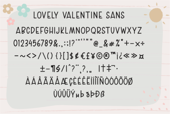 Lovely Valentina Font Poster 9