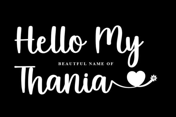 Lovely White Font Poster 2