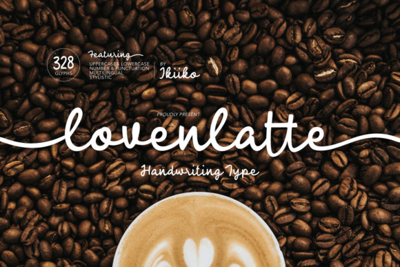 Loven Latte Font Poster 1