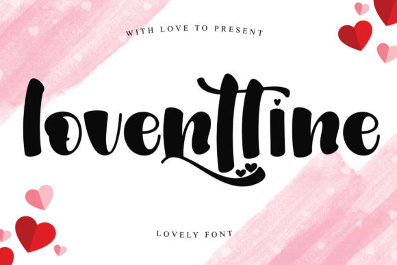 Loventtine Font Poster 1