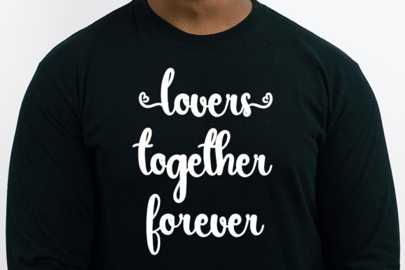 Lovers Font Poster 5