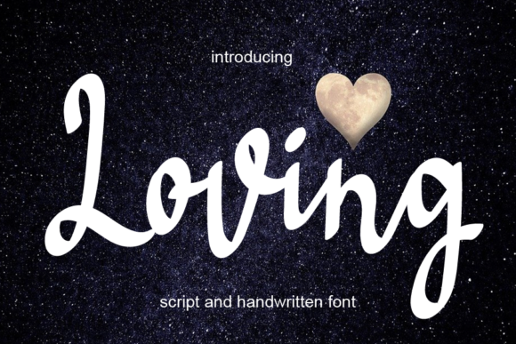 Loving Font Poster 1