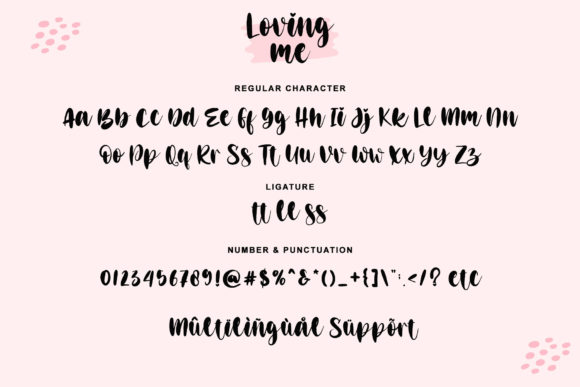 Loving Me Font Poster 7