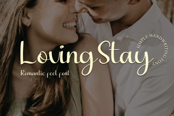Loving Stay Font Poster 1
