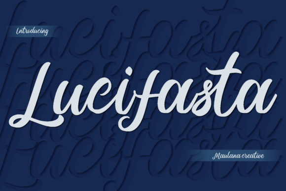 Lucifasta Font Poster 1