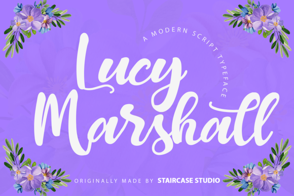Lucy Marshall Font Poster 1
