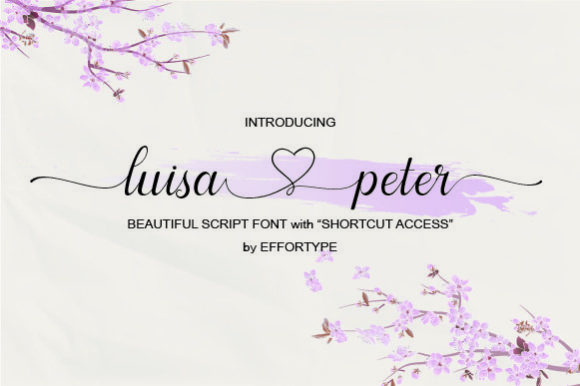 Luisa and Peter Font Poster 1