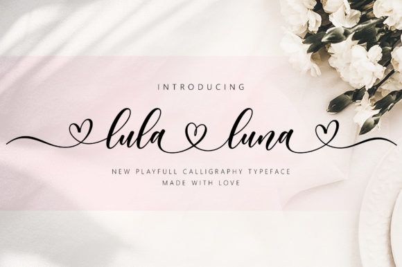 Lula Luna Font Poster 1