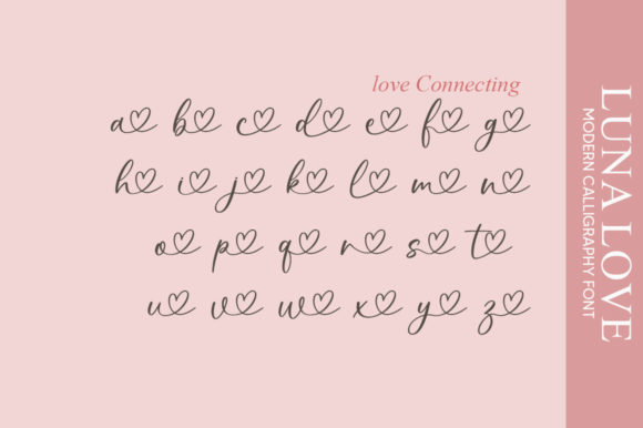 Luna Love Font Poster 7