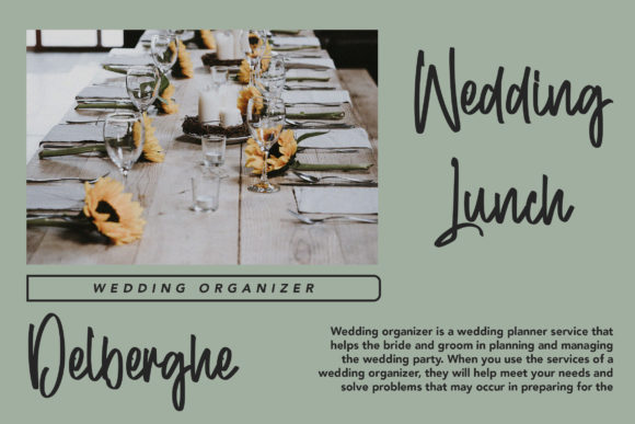 Lunchroom Font Poster 2