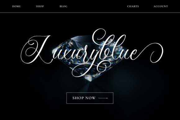 Luxuryone Calligraphy Font Poster 3