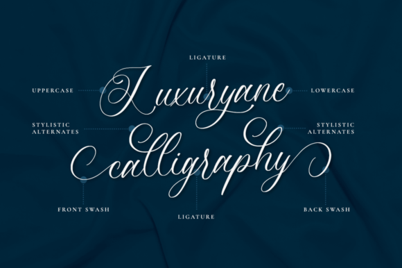 Luxuryone Calligraphy Font Poster 7