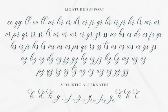 Luxuryone Calligraphy Font Poster 10
