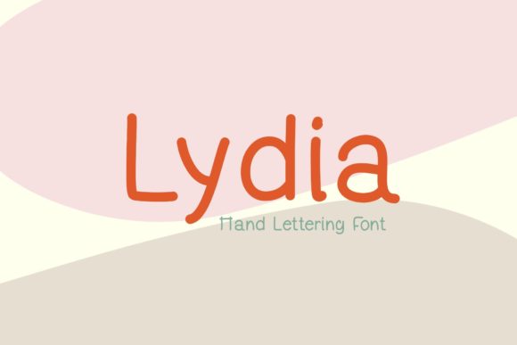Lydia Font Poster 1