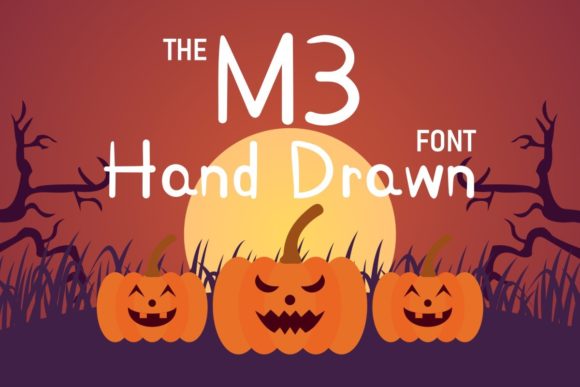 M3 Hand Drawn Font Poster 5