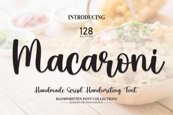 Macaroni Font Poster 1