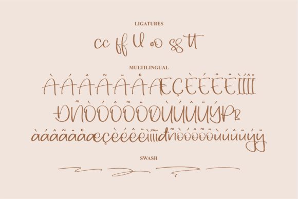 Machonia Agatha Font Poster 14