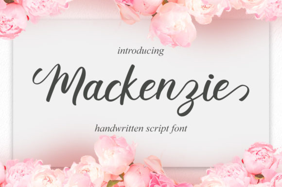 Mackenzie Font Poster 1